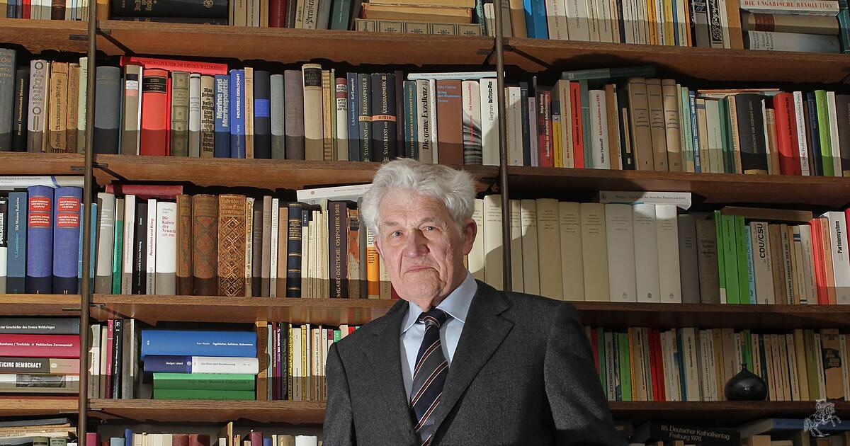 Rudolf Morsey Pionier der Zeitgeschichte Die Tagespost