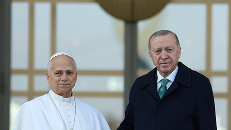 Papst Leo XIV. bei Präsident Erdogan