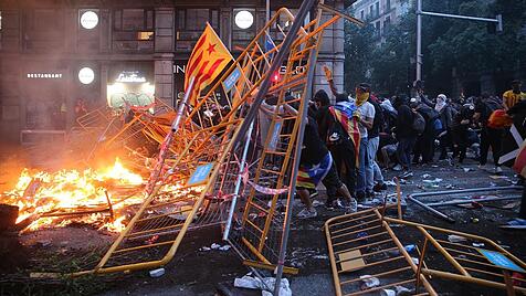 Proteste in Barcelona