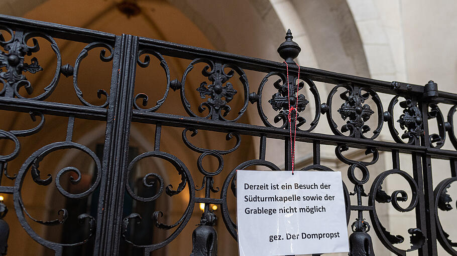 Bischofsgruft im Dom zu Münster geschlossen