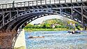 Gustave Caillebotte: Die Brücke von Argenteuil und die Seine, um 1883.