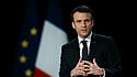 Vor Präsidentschaftswahl in Frankreich - Präsident Macron