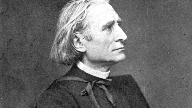 Der österreichische Komponist Franz Liszt