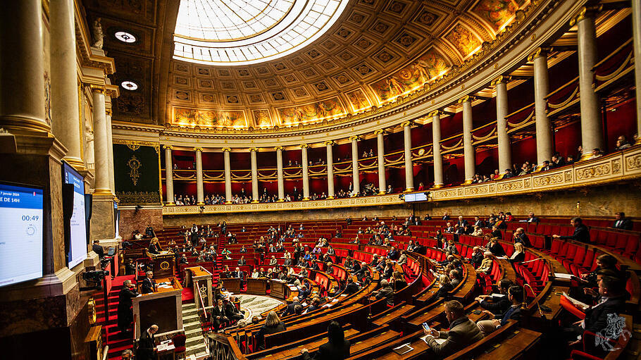 Sitzung der französischen Nationalversammlung
