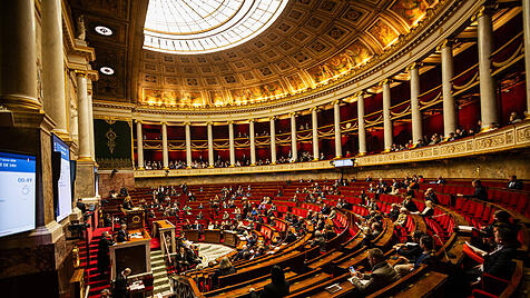 Sitzung der französischen Nationalversammlung