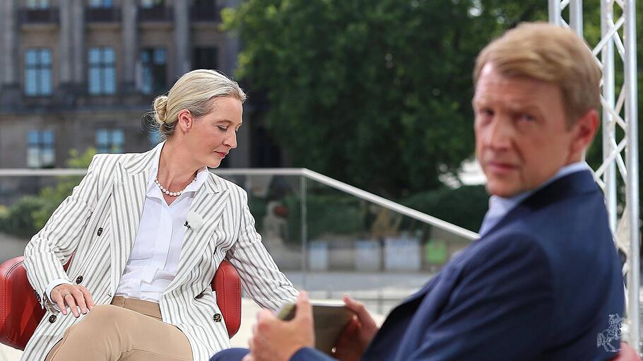 ARD-Sommerinterview: Alice Weidel (AfD) im Gespräch mit Markus Preiß