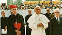 Kardinal Stefan Wyszynski und Papst Johannes Paul II.
