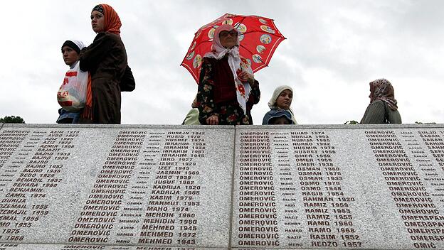 Gedenkstätte in Srebrenica