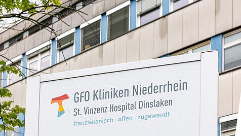 Das Vinzenz-Hspital in Dinslaken: Vor 90 Jahren begann hier die selige Euthymia Üffing ihre Ausbildung zur Krankenschwester.