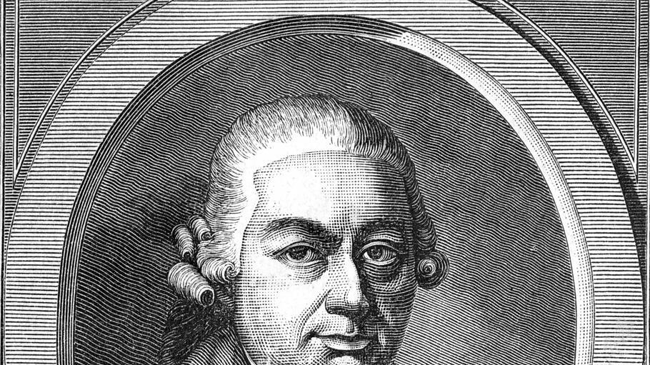 Die Ähnlichkeit ist unverkennbar: Carl Philipp Emanuel Bach ist der zweitälteste Sohn von Johann Sebastian Bach.