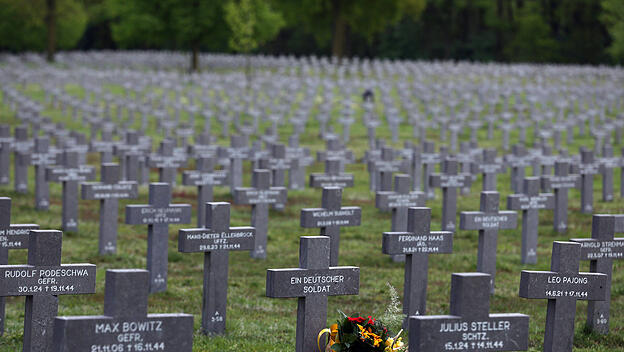 Kriegsgräberstätte Ysselsteyn Ysselsteyn (Niederlande); 28.04.2024: Deutsche Kriegsgräberstätte Ysselsteyn