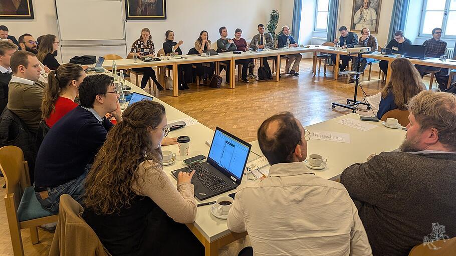 Seminarraum beim Nachwuchs-Treffen der „Tagespost“