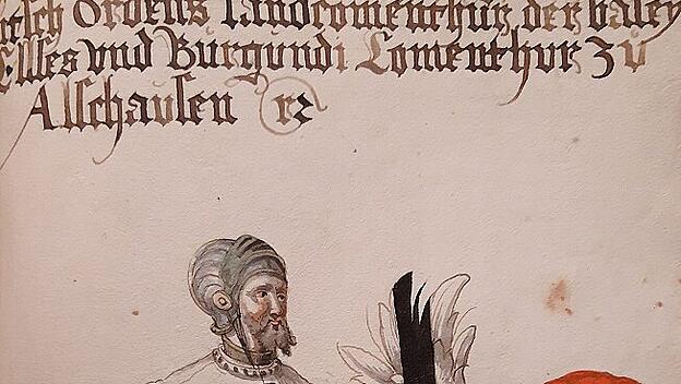 Landkomtur Marquard von Königsegg aus dem Wappenbuch der hochadeligen Familie von Königsegg