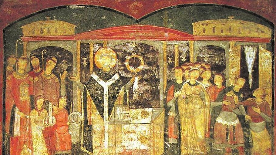 Darstellung des heiligen Papstes Clemens in San Clemente