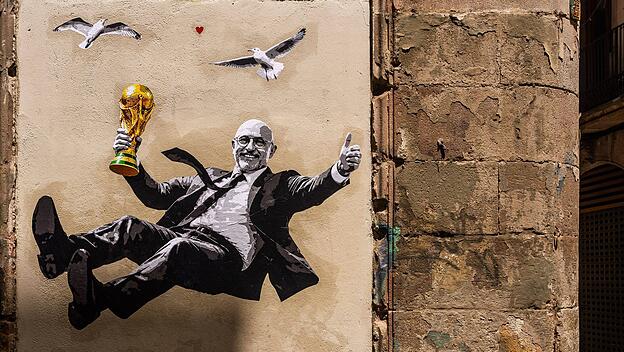 Fuente-Graffiti in Barcelona
