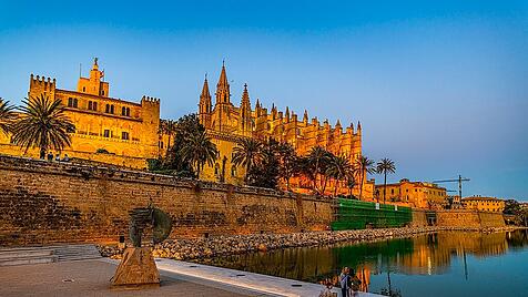 Kathedrale La Seu in Palma, Mallorca