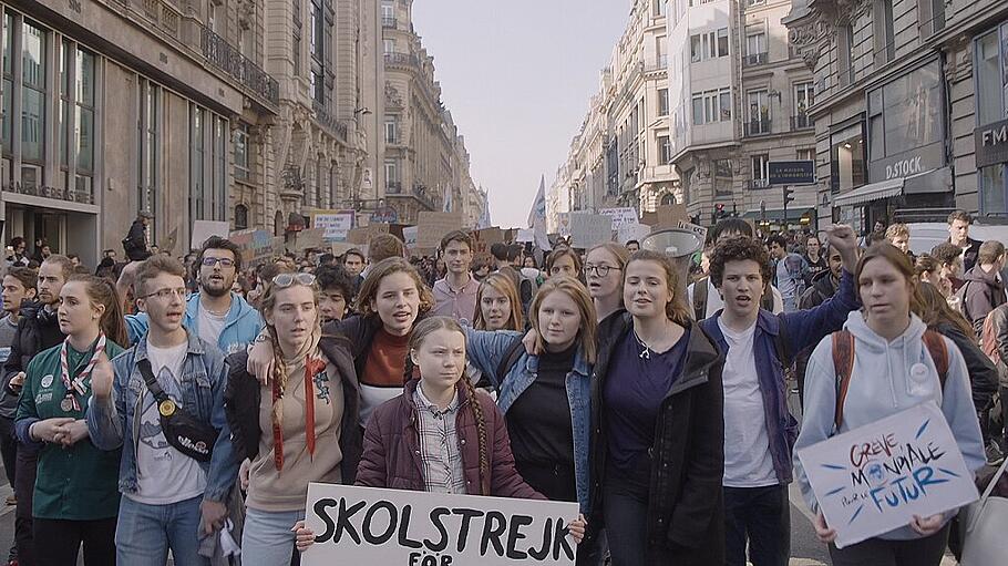 Greta Thunberg Ikone des "Klimastreiks"