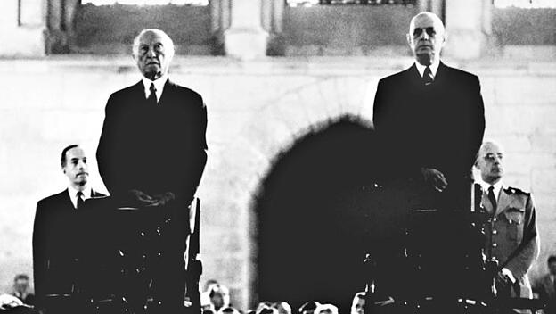 Konrad Adenauer und Charles de Gaulle