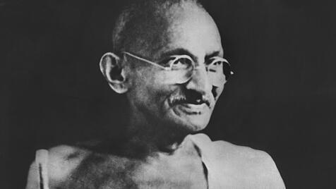 Mahatma Gandhi, indische Pazifist