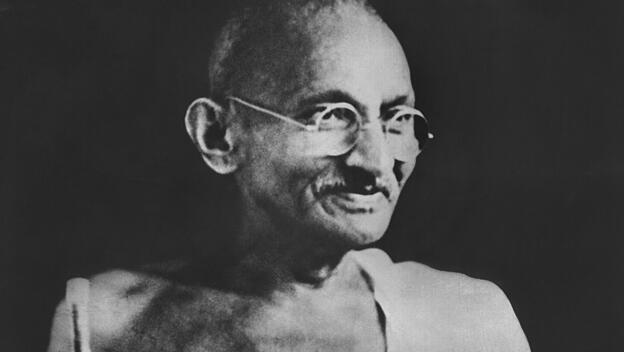 Mahatma Gandhi, indische Pazifist
