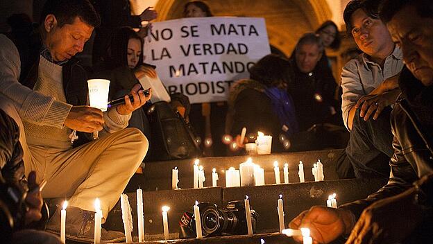 Gedenken an getötete ecuadorianische Journalisten
