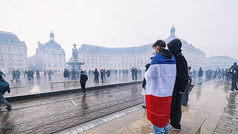 Proteste in Bordeaux