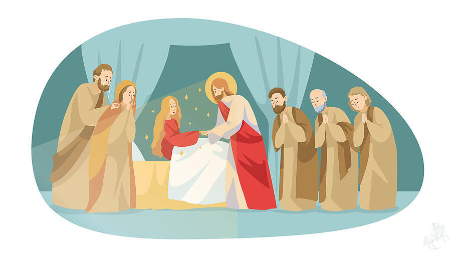 Jesus heilt das tote Mädchen