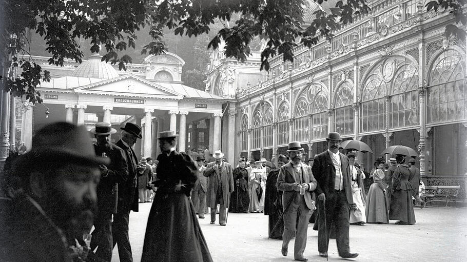 Berühmte Spaziergänger in Marienbad Baldauf
