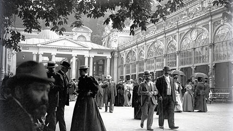 Berühmte Spaziergänger in Marienbad Baldauf