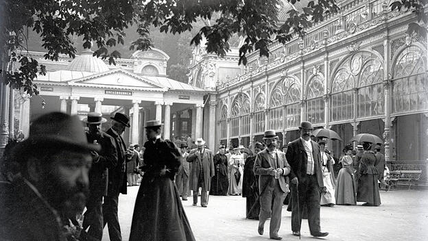 Berühmte Spaziergänger in Marienbad Baldauf