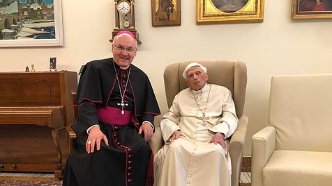 Letzte Begegnung zwischen Benedikt XVI. und Bischof Voderholzer