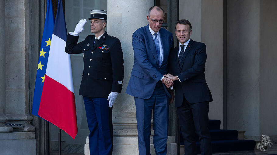 Friedrich Merz und Emmanuel Macron