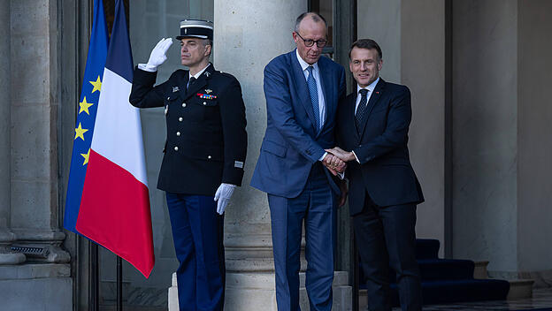 Friedrich Merz und Emmanuel Macron