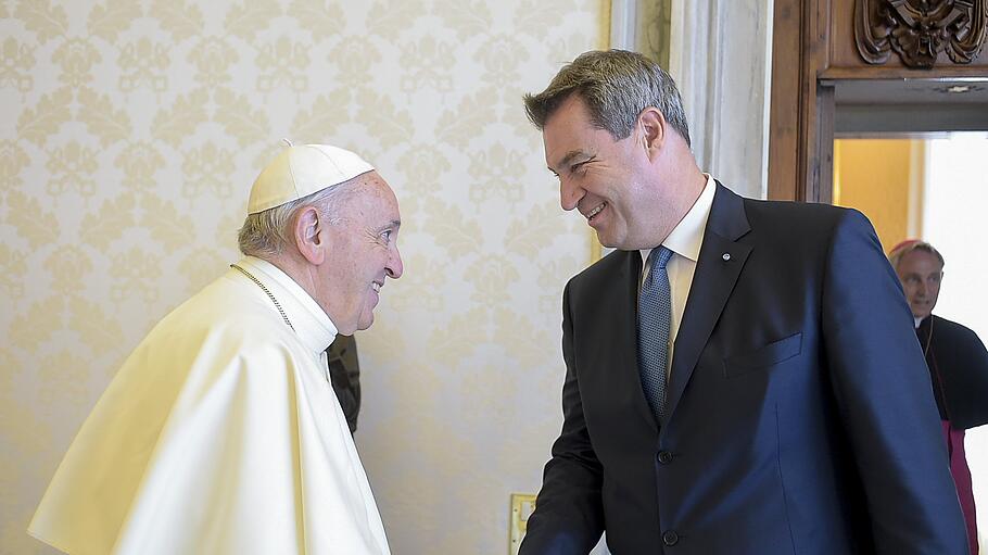 Bayerns Ministerpräsident im Vatikan