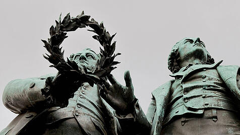 Goethe-Schiller-Denkmal in Thüringen