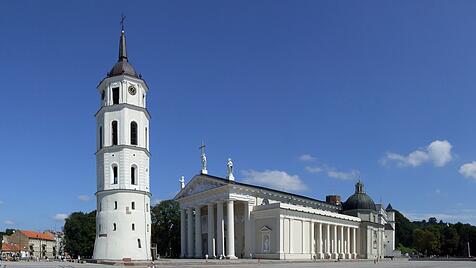 Glockenturm der Kathedrale von Vilnius