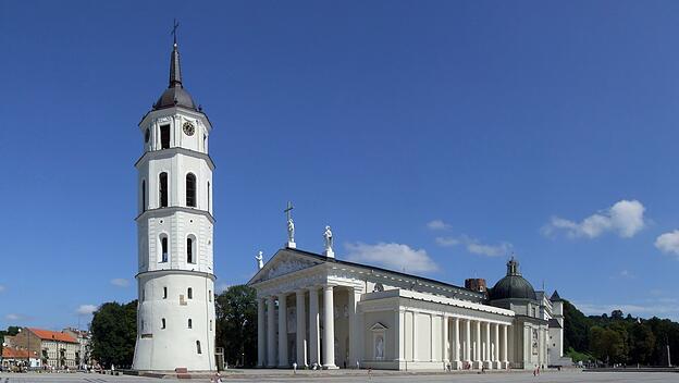 Glockenturm der Kathedrale von Vilnius