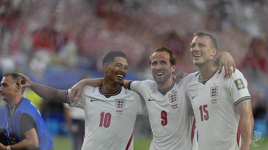 Jude Bellingham, Harry Kane und Max Downman