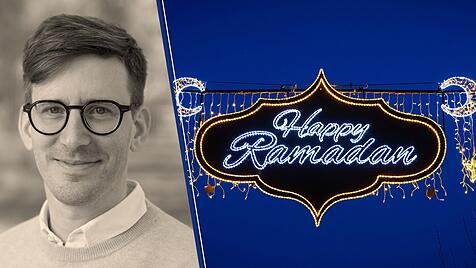 Redakteur Sebastian Ostritsch, Happy Ramadan in Frankfurt