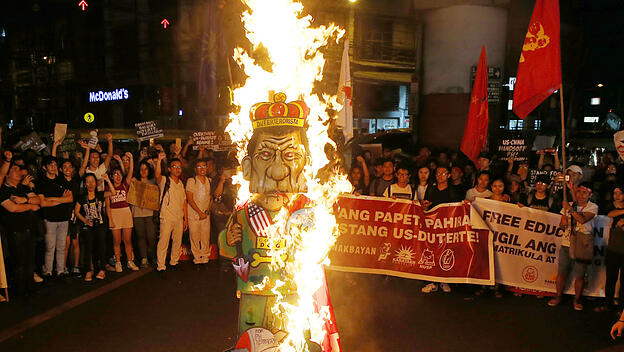 Demonstrationen gegen Pr&auml;sident auf den Philippinen