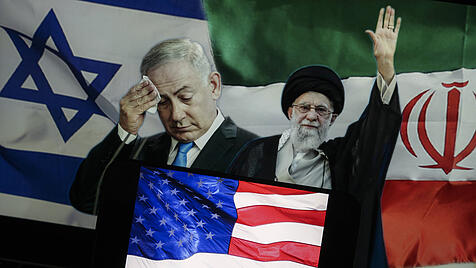 Israels Premierminister Benjamin Netanjahu und Irans Revolutionsführer Ayatollah Ali Khamenei