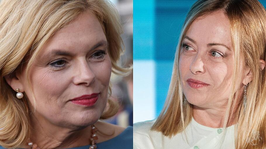 Julia Klöckner und Giorgia Meloni