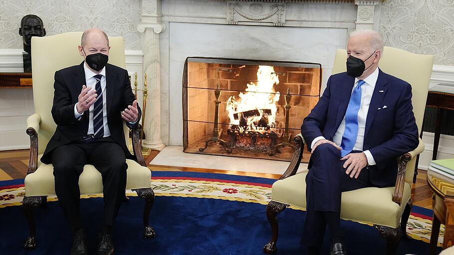 Bundeskanzler Olaf Scholz trifft US-Präsident Joe Biden