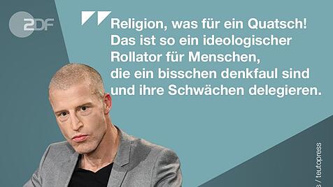 Benjamin von Stuckrad-Barres Äußerung zur Religion im ZDF