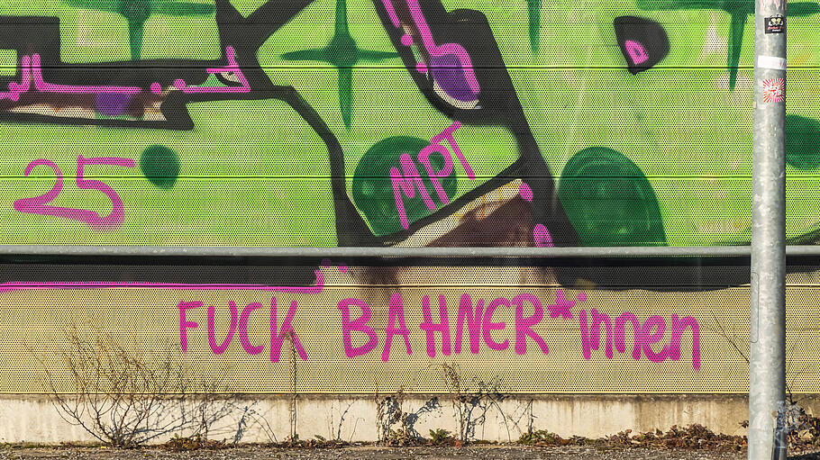 Graffito in Mannheim
