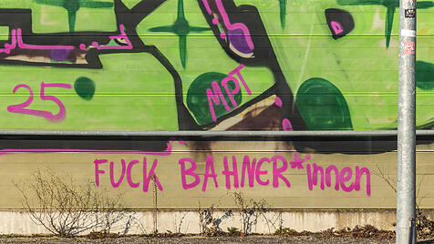 Graffito in Mannheim