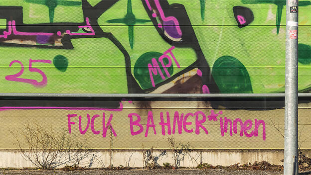 Graffito in Mannheim