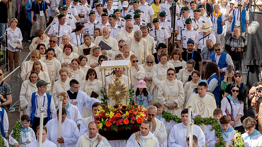 Fronleichnamsprozession in Vilnius