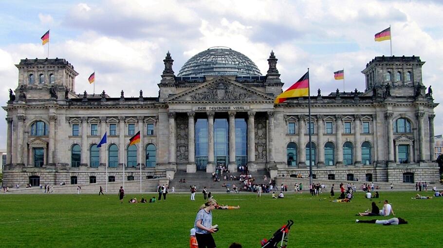 Das Reichtstagsgebäude in Berlin