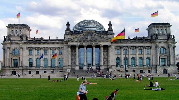 Das Reichtstagsgebäude in Berlin